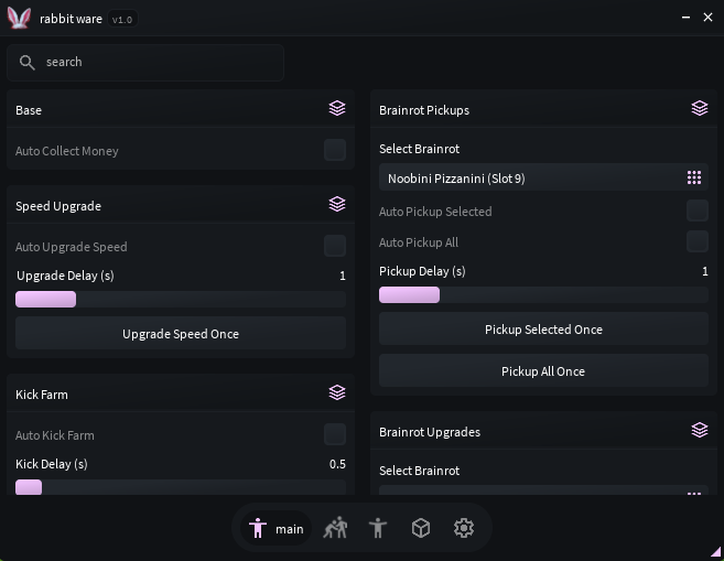 rabbit ware UI